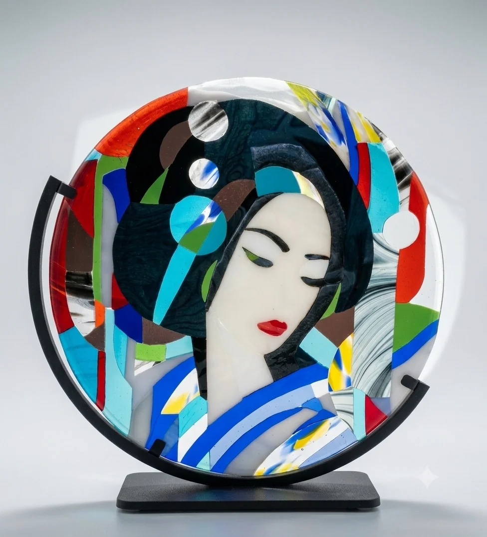 Hard Edge Fusing - Geisha